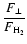 $\displaystyle\frac{F_{\rm\perp}}{F_{\rm H_2}}$