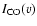 $I_{\rm CO}(v)$