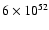 $6\times
10^{52}$