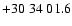 $+30\;34\;01.6$