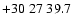 $+30\;27\;39.7$