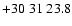 $+30\;31\;23.8$