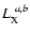 $L_{\rm X}^{~a,b}$