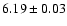 $6.19\pm 0.03$