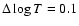 $\Delta\log T =
0.1$
