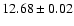 $12.68\pm 0.02$