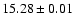 $15.28\pm 0.01$