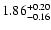 $\rm 1.86_{-0.16}^{+0.20}$