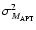 $\sigma^2_{M_{\rm APT}}$