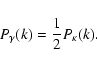 \begin{displaymath}P_\gamma(k)=\frac{1}{2}P_\kappa(k) .
\end{displaymath}