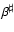 $\beta^\sharp$