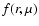 $f(r, \mu)$