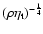 $(\rho \eta_{\rm t})^{-\frac{1}{4}}$