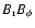 $B_{\rm r}B_{\phi}$