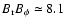$B_{\rm r}B_{\phi} \simeq 8.1$