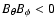 $B_{\theta} B_{\phi} < 0$