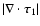 $\vert \nabla \cdot {\vec \tau}_{1}\vert$