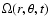 $\Omega (r, \theta, t)$
