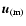 ${\vec u}_{\rm (m)}$