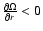 $\frac{\partial \Omega}{\partial r} < 0$
