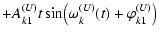 $\displaystyle +A_{k1}^{(U)}t\sin\bigl(\omega_k^{(U)}(t)+\varphi_{k1}^{(U)}\bigr)$