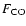 $F_{\rm CO}$