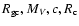 $R_{\rm gc}, M_{V}, c, R_{\rm c}$