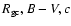 $R_{\rm gc},B-V,c$