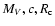 $M_V,c,R_{\rm c}$