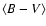 $\langle B-V\rangle$