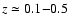$z\simeq0.1{-}0.5$