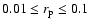 $0.01\le r_{\rm p}\le0.1$