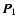 $\vec{P}_1$