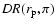 $DR(r_{\rm p},\pi)$