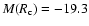 $M(R_{\rm c})=-19.3$