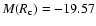 $M(R_{\rm c})=-19.57$