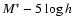 $M^*-5\log h$