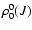 $\rho^0_0(J)$