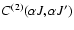 $C^{(2)}(\alpha J, \alpha J')$
