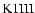${\rm K1III} $
