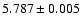 $5.787\pm0.005$