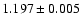 $1.197\pm0.005$