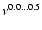 $\nu^{0.0 ... 0.5}$