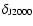 $\delta_{\rm J2000}$