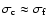 $\sigma_{\rm c}\approx\sigma_{\rm f}$