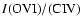 $I\rm (OVI)/(CIV)$