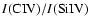 $I{\rm (CIV)}/I\rm (SiIV)$