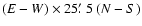 $(E-W) \times 25\hbox{$.\mkern-4mu^\prime$ }5~(N-S)$