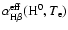 $\alpha^{\rm eff}_{{\rm H}\beta}({\rm H}^0,T_{\rm e})$