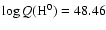 $\log Q({\rm H}^0) =
48.46$